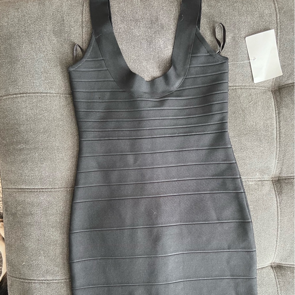 Herve Leger Black Bandage Dress